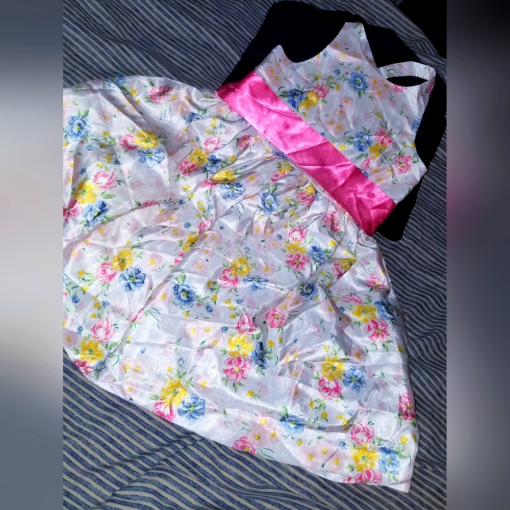 NWOT CHAPS GIRLS SZ:7 FORMAL DRESS